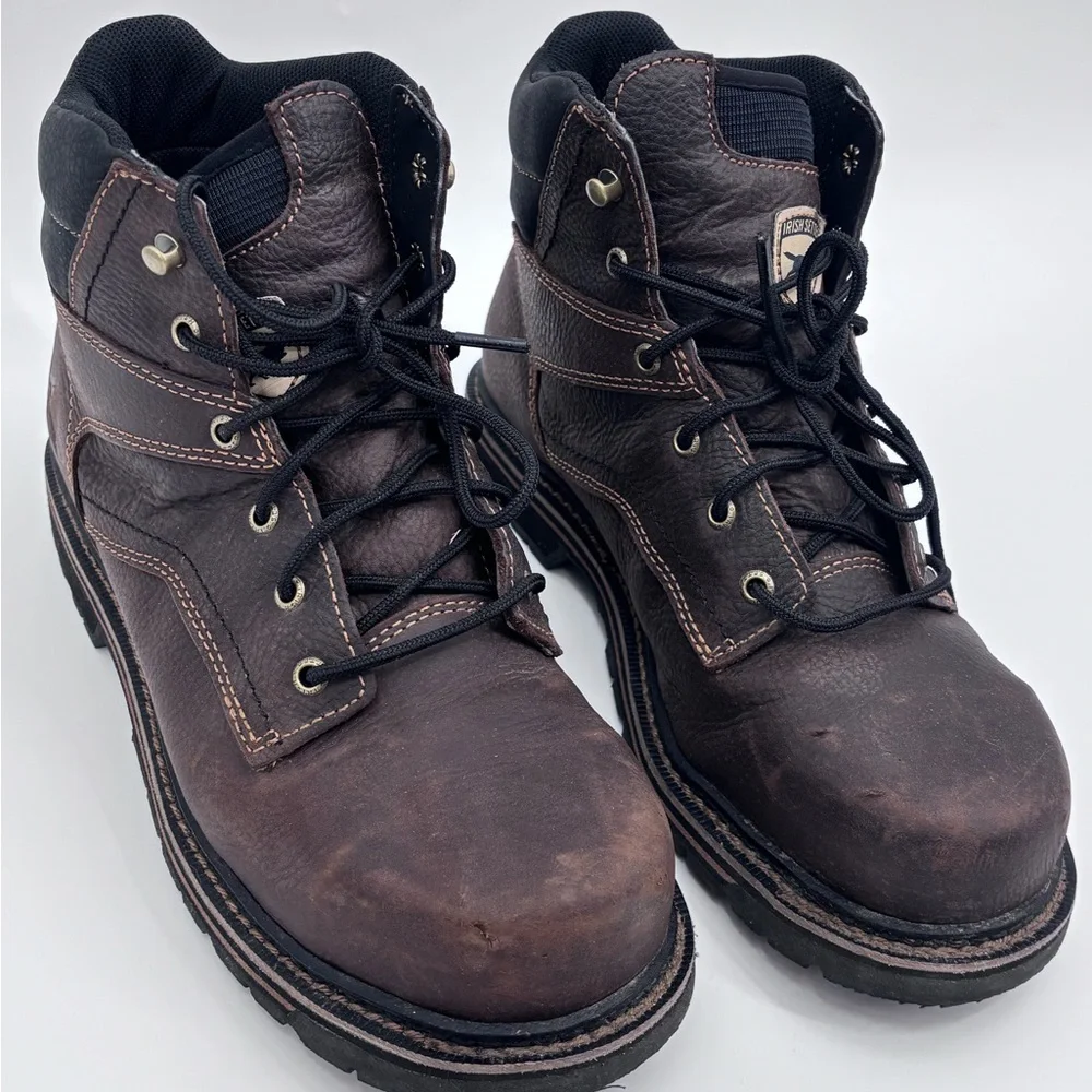 Irish Setter Dark Brown Leather Boots